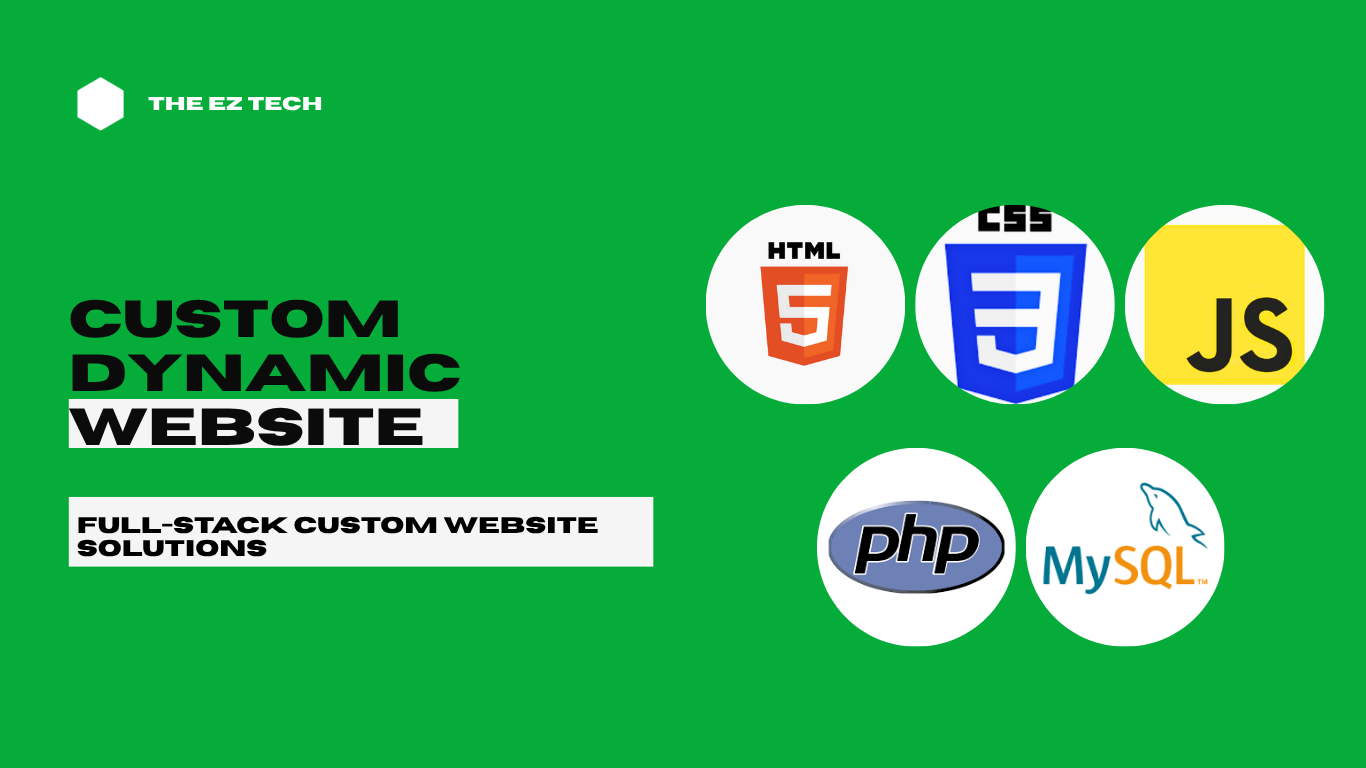 Custom Dynamic WebSite